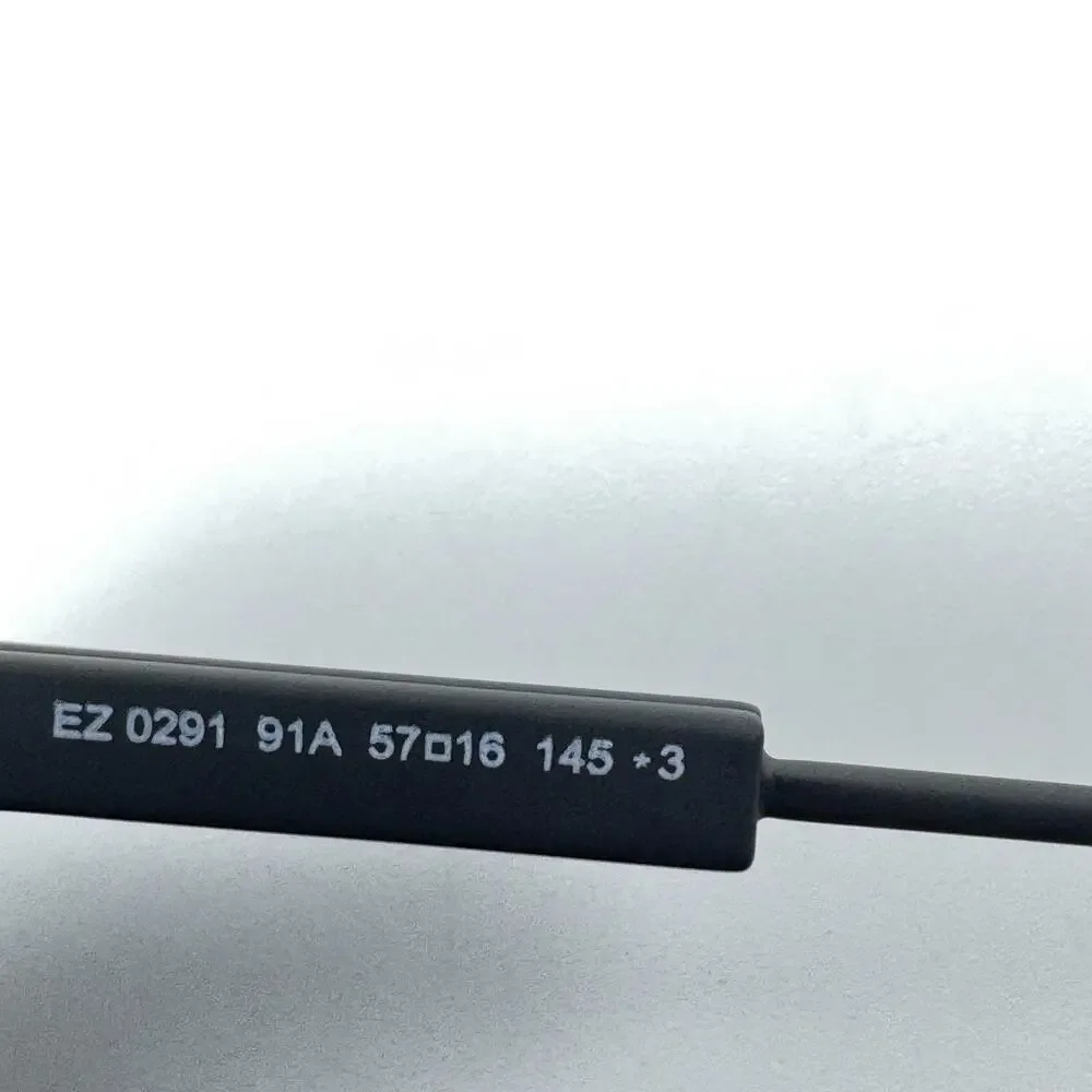 Ermenegildo Zegna Sunglasses EZ0291 91A Matte Blue Pilot Frame Gray Lens 57mm
